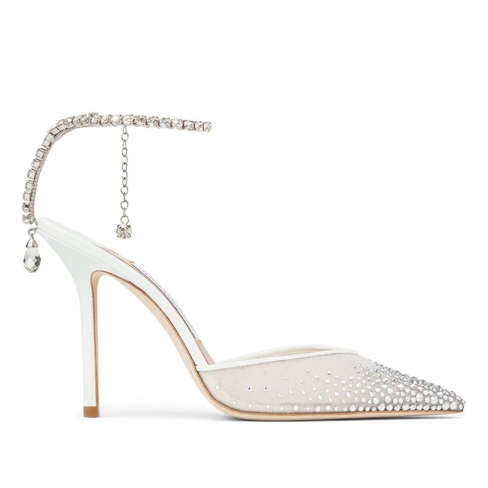 Jimmy Choo Saeda crystal-embellished pumps - Picture 5 of 11